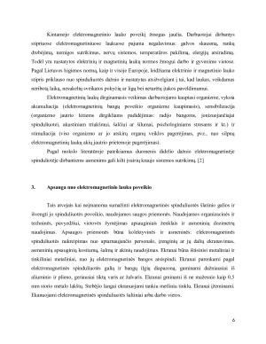 Profesiniai susirgimai nuo EmL poveikio ir jų išvengimo būdai. Paveikslėlis 6
