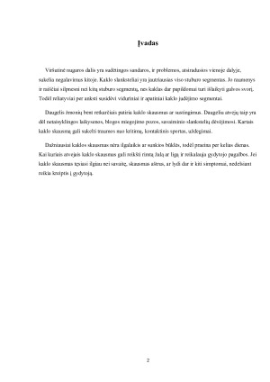 Kaklo skausmai ir dažniausios jų priežastys. Paveikslėlis 2
