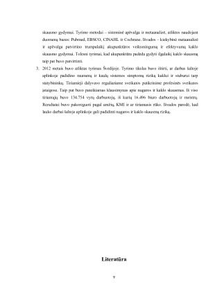 Kaklo skausmai ir dažniausios jų priežastys. Paveikslėlis 9