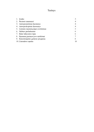 Laikysenos tyrimas ir kineziterapinio gydymo sudarymas. Paveikslėlis 2