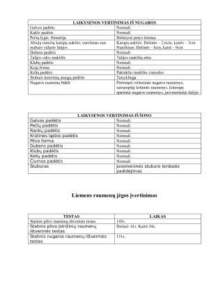 Laikysenos tyrimas ir kineziterapinio gydymo sudarymas. Paveikslėlis 5