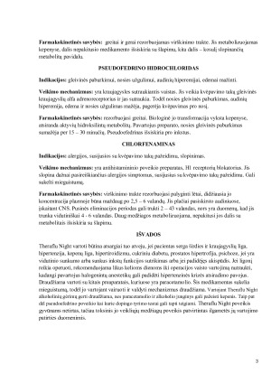 Sudėtinių vaistų farmakologinių savybių analizė ir Situacijos analizė. Paveikslėlis 3