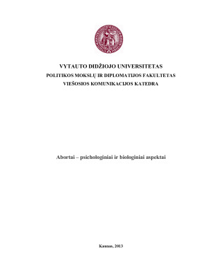 Abortai – psichologiniai ir biologiniai aspektai