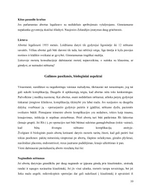 Abortai – psichologiniai ir biologiniai aspektai. Paveikslėlis 10