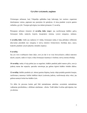 Abortai – psichologiniai ir biologiniai aspektai. Paveikslėlis 5