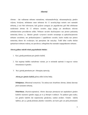 Abortai – psichologiniai ir biologiniai aspektai. Paveikslėlis 6