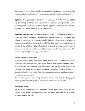 Abortai – psichologiniai ir biologiniai aspektai. Paveikslėlis 7