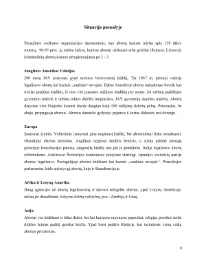 Abortai – psichologiniai ir biologiniai aspektai. Paveikslėlis 9