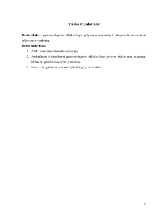 Gastroezofaginio refliukso ligos gydymo ekonominio efektyvumo vertinimas. Paveikslėlis 5