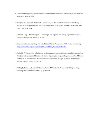 Paciento, patyrusio galvos smegenų insultą, atvejo. Paveikslėlis 10