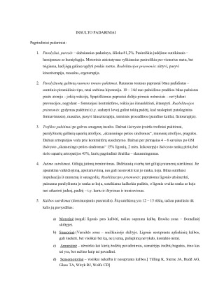 Paciento, patyrusio galvos smegenų insultą, atvejo. Paveikslėlis 3