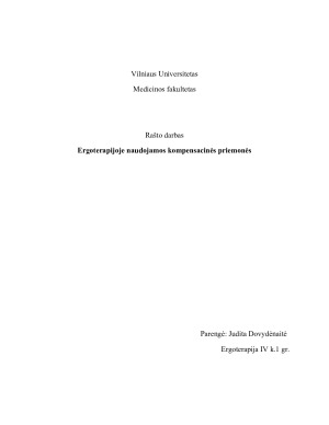 Ergoterapijoje naudojamos kompensacinės priemonės