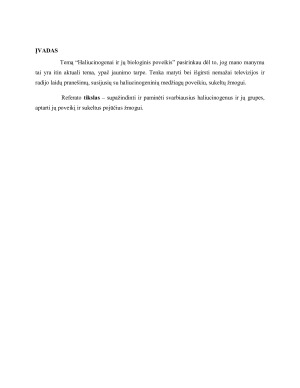 HALIUCINOGENAI IR JŲ BIOLOGINIS POVEIKIS. Paveikslėlis 3