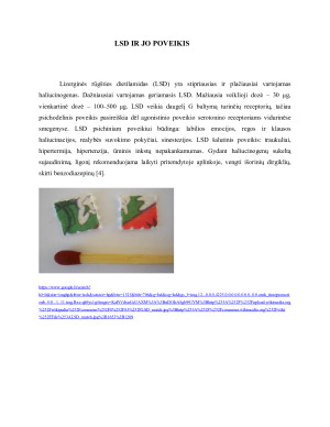 HALIUCINOGENAI IR JŲ BIOLOGINIS POVEIKIS. Paveikslėlis 6