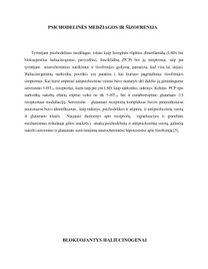 HALIUCINOGENAI IR JŲ BIOLOGINIS POVEIKIS. Paveikslėlis 7
