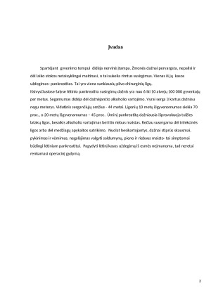 PACIENTŲ POOPERACINĖ SLAUGA, SERGANT PANKREATITU. Paveikslėlis 3