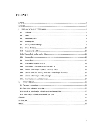 VETERINARIJOS VAISTINIŲ PASLAUGŲ ANALIZĖ. Paveikslėlis 2