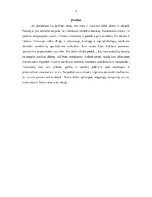 Neįgaliųjų socialinė integracija sporto, rekreacijos ir fizinio aktyvumo srityje. Paveikslėlis 4