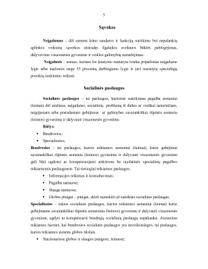 Neįgaliųjų socialinė integracija sporto, rekreacijos ir fizinio aktyvumo srityje. Paveikslėlis 5