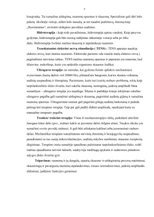 KINEZITERAPIJA ESANT JUOSMENINĖS DALIES TARPSLANKSTELINIŲ DISKŲ IŠVARŽOMS. Paveikslėlis 7