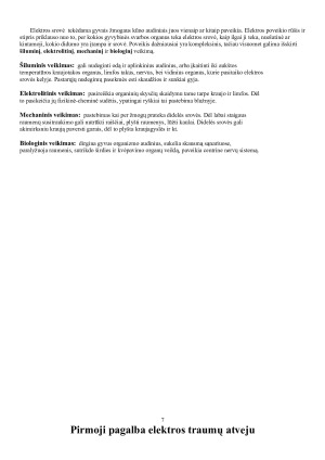 Pirmoji pagalba elektros traumų atveju. Paveikslėlis 7