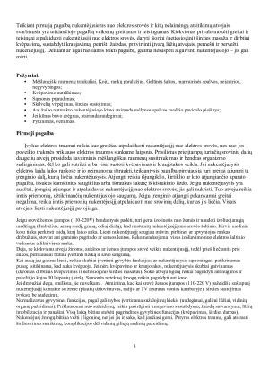 Pirmoji pagalba elektros traumų atveju. Paveikslėlis 8