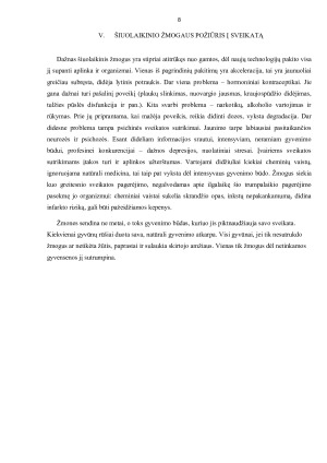 SVEIKATA – KAIP VERTYBĖ. Paveikslėlis 8