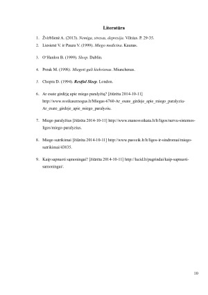 MIEGO PARALYŽIUS. Paveikslėlis 10