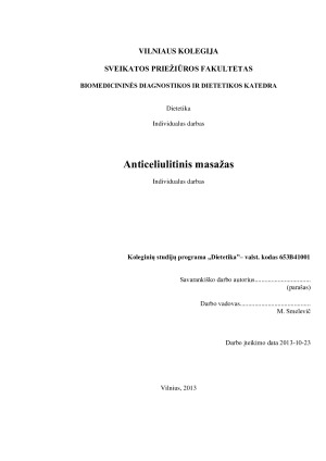 Anticeliulitinis masažas. Paveikslėlis 1