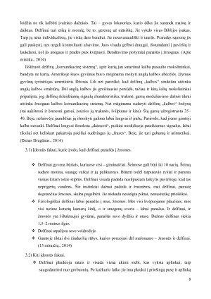 DELFINŲ PANAŠUMAS Į ŽMOGŲ. Paveikslėlis 9