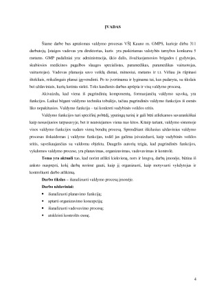 Valdymo procesas Kauno miesto greitosios medicinos pagalbos stotyje. Paveikslėlis 3