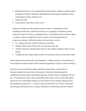 Ūminis sinusitas. Paveikslėlis 6