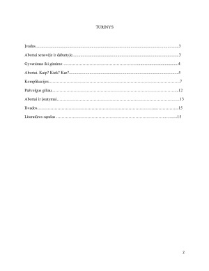 Abortai bei jų žala. Paveikslėlis 2