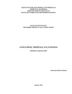 ATSPAUDINIŲ MEDŽIAGŲ PALYGINIMAS