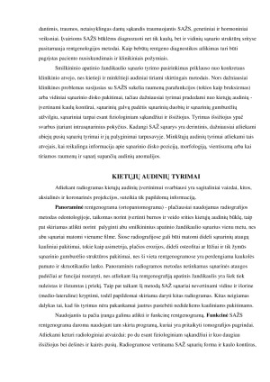 SMILKININIO ŽANDIKAULIO SĄNARIO DISFUNKCIJOS RADIOLOGINĖ DIAGNOSTIKA. Paveikslėlis 2