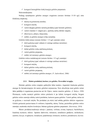 Geležies stokos anemija. Paveikslėlis 8