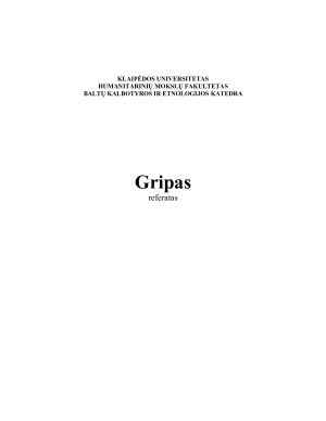 Gripas. Paveikslėlis 1