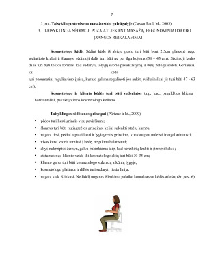 ERGONOMINĖS MASAŽO POZOS. Paveikslėlis 7