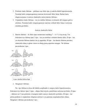 Stuburo kaklinės dalies šoninė rentgenograma. Paveikslėlis 10