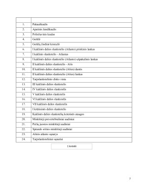 Stuburo kaklinės dalies šoninė rentgenograma. Paveikslėlis 7