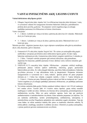 Vaistai infekcinėms akių ligoms gydyti. Paveikslėlis 5