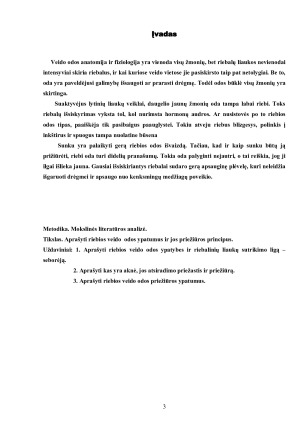 Riebios veido  odos ypatumai