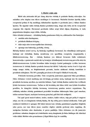 Riebios veido  odos ypatumai. Paveikslėlis 2