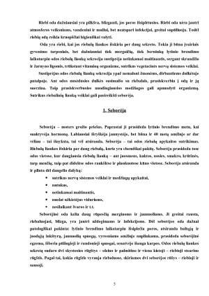 Riebios veido  odos ypatumai. Paveikslėlis 3