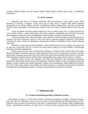 Sausa oda. Kosmetologinė priežiūra. Paveikslėlis 4