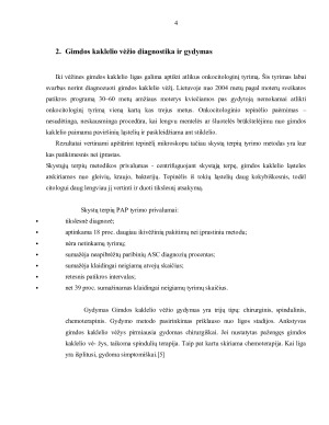 Gimdos kaklelio vėžys. Paveikslėlis 4