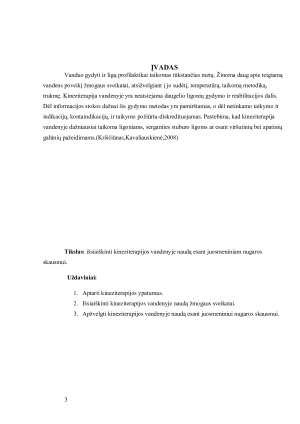 KINEZITERAPIJOS VANDENYJE NAUDA ESANT JUOSMENINIAM NUGAROS SKAUSMUI. Paveikslėlis 3