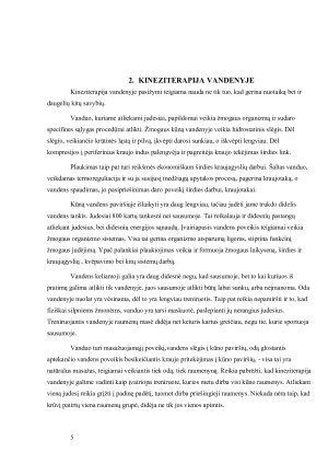 KINEZITERAPIJOS VANDENYJE NAUDA ESANT JUOSMENINIAM NUGAROS SKAUSMUI. Paveikslėlis 5