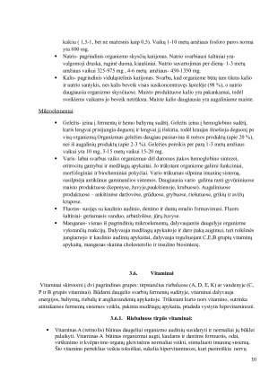 Ikimokyklinio amžiaus vaikų mitybos ypatumai ir sveikos mitybos principai. Paveikslėlis 10
