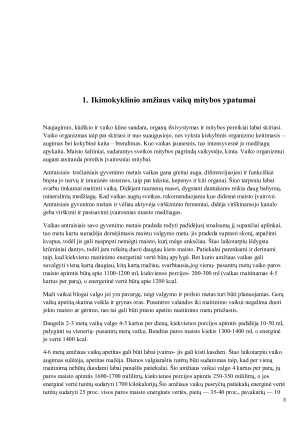 Ikimokyklinio amžiaus vaikų mitybos ypatumai ir sveikos mitybos principai. Paveikslėlis 3